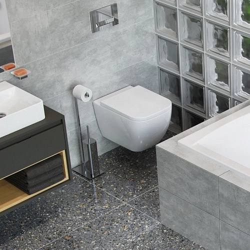 Ершик для унитаза EXCELLENT Riko хром DOEX.1650CR Ершик для унитаза EXCELLENT Riko хром DOEX.1650CR