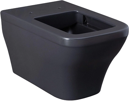 Унитаз подвесной Allen Brau Infinity 4.21011.AN с крышкой, антрацит