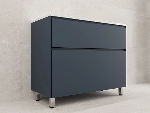 Тумба под раковину Style Line ЛИМА 100 ЛС-00002349 напольная черный Тумба под раковину Style Line ЛИМА 100 ЛС-00002349 напольная черный