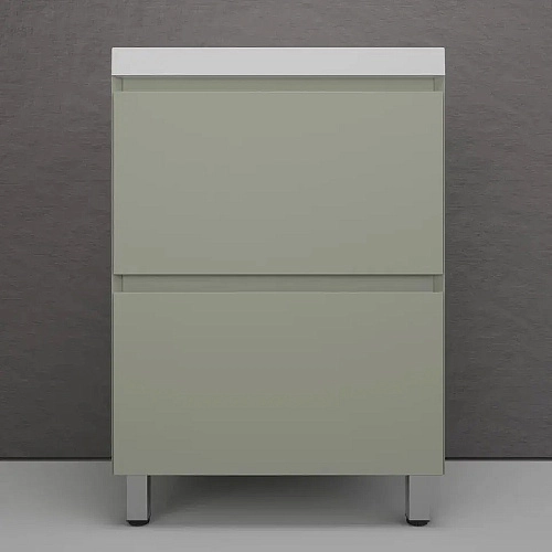 Тумба под раковину Style Line Манхэттен 60 см ЛС-00002379 напольная, олива Тумба под раковину Style Line Манхэттен 60 см ЛС-00002379 напольная, олива