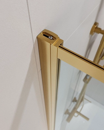 Шторка на ванну CEZARES SLIDER-VF-11-90/150-C-BORO 90см стекло прозрачное, профиль брашированное золото Шторка на ванну CEZARES SLIDER-VF-11-90/150-C-BORO 90см стекло прозрачное, профиль брашированное золото