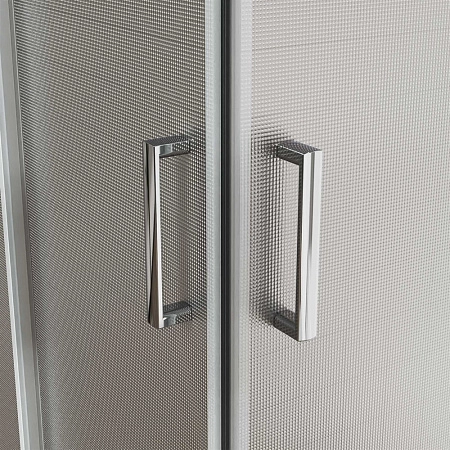 Душевой уголок Vincea City VSS-5CT800MT, 800x800, хром, стекло текстурное