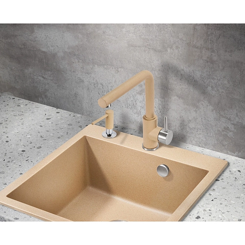 Смеситель для кухни Milacio Ultra ( MCU.555.BG ) бежевый Смеситель для кухни Milacio Ultra ( MCU.555.BG ) бежевый