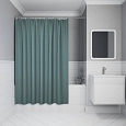 Штора для ванны IDDIS (DW05P18i11) 200х180 см, полиэстер зеленый Штора для ванны IDDIS (DW05P18i11) 200х180 см, полиэстер зеленый
