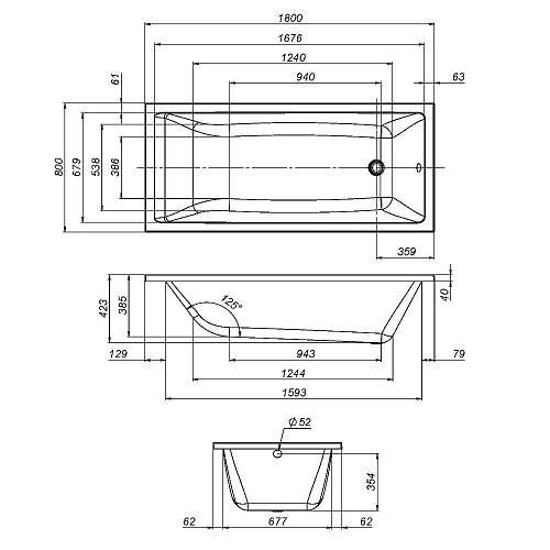 Каркас для ванны AM.PM Gem W93A-180-080W-R 180х80 см Каркас для ванны AM.PM Gem W93A-180-080W-R 180х80 см