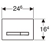 Клавиша смыва Geberit 115.788.SD.2 Sigma 50 Клавиша смыва Geberit 115.788.SD.2 Sigma 50