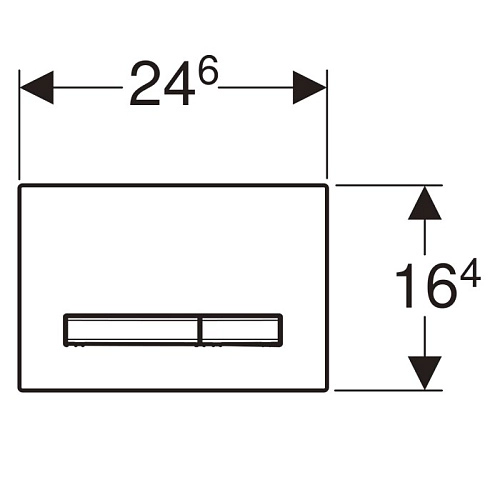 Клавиша смыва Geberit 115.788.SD.2 Sigma 50 Клавиша смыва Geberit 115.788.SD.2 Sigma 50
