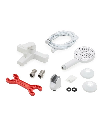 Смеситель для ванны OneLife P02-300w белый Смеситель для ванны OneLife P02-300w белый