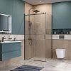 Душевой уголок BelBagno SOFT_CLOSE-2-AH-1-100/80-C-GM 100x80 см, профиль оружейная сталь, стекло прозрачное Душевой уголок BelBagno SOFT_CLOSE-2-AH-1-100/80-C-GM 100x80 см, профиль оружейная сталь, стекло прозрачное