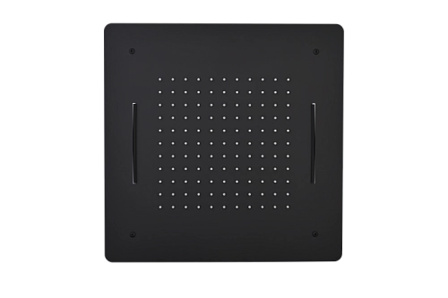 Верхний душ Boheme 428-B 2-х функциональный из нержавеющей стали Black Верхний душ Boheme 428-B 2-х функциональный из нержавеющей стали Black