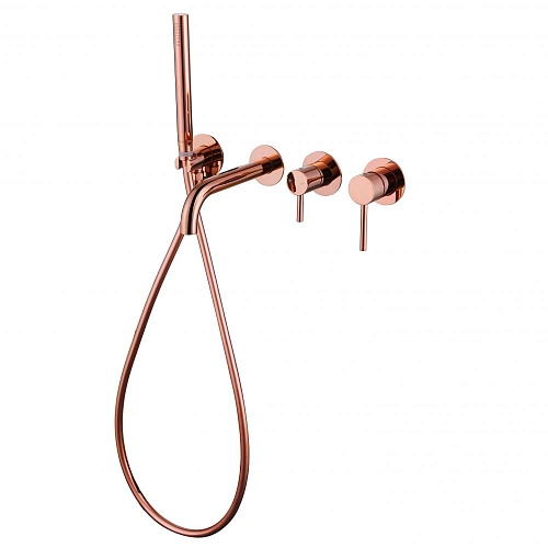 Смеситель для ванны ABBER Wasser Kreis AF8130RG скрытого монтажа, розовое золото Смеситель для ванны ABBER Wasser Kreis AF8130RG скрытого монтажа, розовое золото