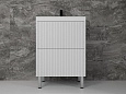 Тумба под раковину Style Line Стокгольм 60, Classic 60 белый рифленый софт, PUSH напольная ЛС-00002333 Тумба под раковину Style Line Стокгольм 60, Classic 60 белый рифленый софт, PUSH напольная ЛС-00002333