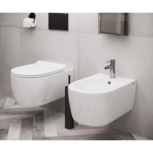 Биде подвесное Ceramica Nova Simple CN1303 Биде подвесное Ceramica Nova Simple CN1303