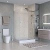 Душевой уголок BelBagno MARINO-2-AH-1-110/90-C-Cr 110x90 см, профиль хром, стекло прозрачное Душевой уголок BelBagno MARINO-2-AH-1-110/90-C-Cr 110x90 см, профиль хром, стекло прозрачное