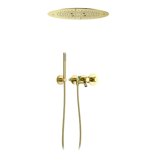 Душевая система Timo Saona SX-2358/17SM встраиваемая с термостатом золото матовое Душевая система Timo Saona SX-2358/17SM встраиваемая с термостатом золото матовое
