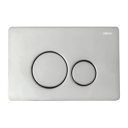 Комплект унитаза ABBER Bequem AC1100 белый с инсталляцией AC0105 и кнопкой AC0121 хром AC1100-AC0105-AC0121