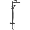 Душевая система Hansgrohe Vernis Shape Showerpipe 240 1jet с термостатом 26427670, матовый черный