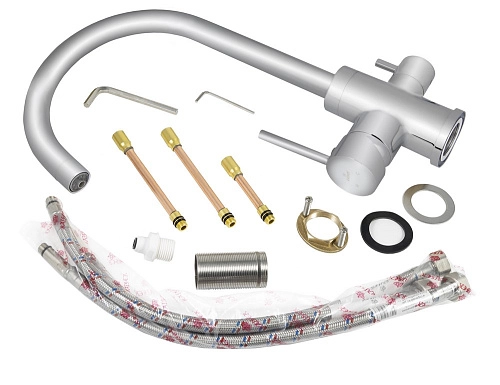 Смеситель для кухни Kaiser 26744 хром с фильтром Барьер Эксперт Slim Классик БР26744 Смеситель для кухни Kaiser 26744 хром с фильтром Барьер Эксперт Slim Классик БР26744