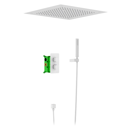 Душевая система Timo Petruma SX-5029/16SM с термостатом, встраиваемая, белый матовый Душевая система Timo Petruma SX-5029/16SM с термостатом, встраиваемая, белый матовый