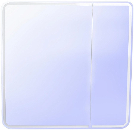 Зеркальный шкаф Style Line Каре 80x80 с подсветкой, сенсор на зеркале СС-00002276