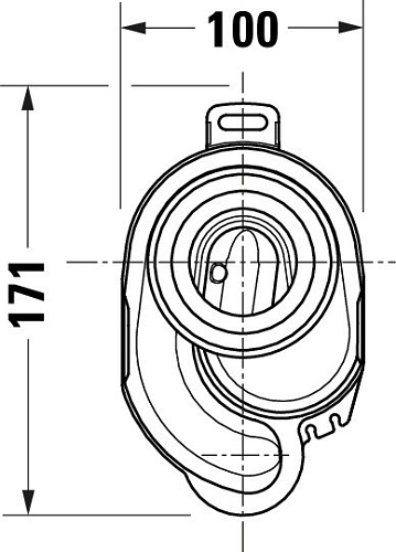 Сифон для писсуара DURAVIT 51130000 Сифон для писсуара DURAVIT 51130000