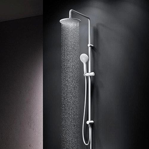 Душевая система AM.PM Gem F0790033 верхний душ d220 мм, штанга 1030-1460 мм Душевая система AM.PM Gem F0790033 верхний душ d220 мм, штанга 1030-1460 мм