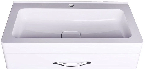 Тумба под раковину Style Line Каре 80 (2 ящ.) Люкс белая, PLUS СС-00002267 Тумба под раковину Style Line Каре 80 (2 ящ.) Люкс белая, PLUS СС-00002267