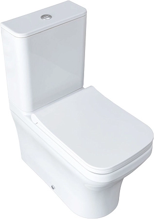 Чаша напольного унитаза Allen Brau Infinity 4.21012.20 с крышкой, белый глянец