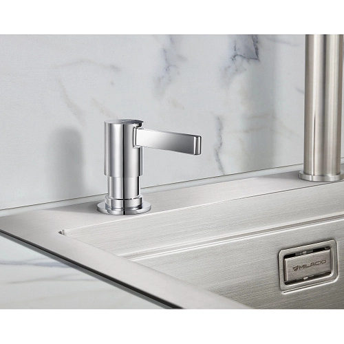 Дозатор жидкого мыла Milacio MCU.933.CR, хром Дозатор жидкого мыла Milacio MCU.933.CR, хром