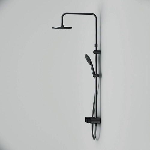 Душевая система AM.PM X-Joy F0785A622 верхний душ 220мм, черный Душевая система AM.PM X-Joy F0785A622 верхний душ 220мм, черный