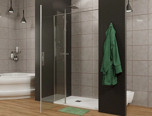 Душевая дверь Allen Brau Priority 140 серебро браш 3.31011.BA Душевая дверь Allen Brau Priority 140 серебро браш 3.31011.BA