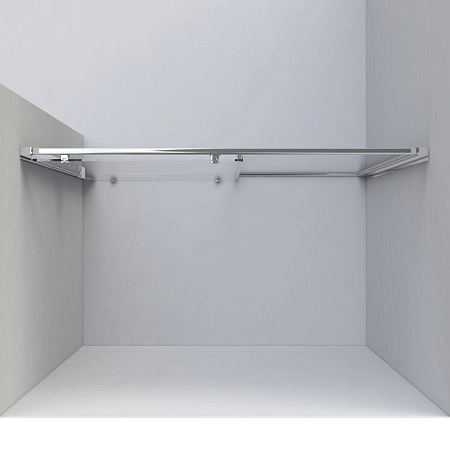 Душевая дверь Vincea Garda VDS-1G135CLGM, 1350, вороненая сталь, стекло прозрачное