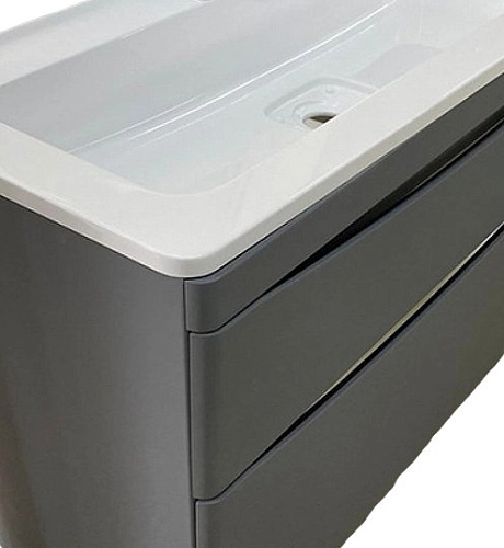 Тумба под раковину Style Line Бергамо мини 70 люкс PLUS серый СС-00002319 Тумба под раковину Style Line Бергамо мини 70 люкс PLUS серый СС-00002319