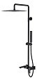 Душевая система Boheme Qubic Matt Black 478-B Душевая система Boheme Qubic Matt Black 478-B