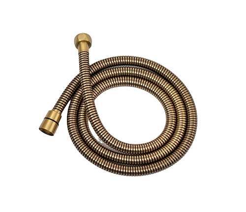 Душевая лейка CEZARES LIRA-M-DEF2-02-Bi со шлангом 150 см. и держателем, бронза, ручка белая Душевая лейка CEZARES LIRA-M-DEF2-02-Bi со шлангом 150 см. и держателем, бронза, ручка белая