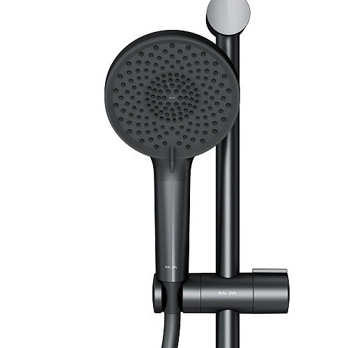 Душевая система AM.PM X-Joy F0785A622 верхний душ 220мм, черный Душевая система AM.PM X-Joy F0785A622 верхний душ 220мм, черный