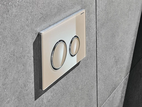 Клавиша смыва Geberit 115.884.TG.1 Sigma21бежевый, глянцевый хром Клавиша смыва Geberit 115.884.TG.1 Sigma21бежевый, глянцевый хром