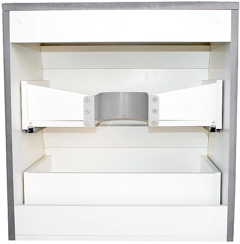 Тумба под раковину Style Line Атлантика 80, Люкс бетон темный, (2 ящ.), со столешницей МДФ, PLUS СС-00002283 Тумба под раковину Style Line Атлантика 80, Люкс бетон темный, (2 ящ.), со столешницей МДФ, PLUS СС-00002283