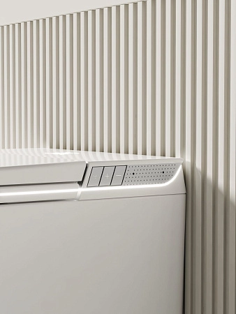 Унитаз подвесной Allen Brau Smart 4.I1001.20 с крышкой, белый, с функцией биде