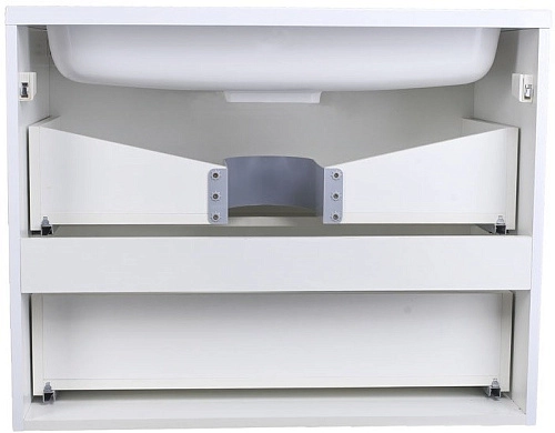 Тумба под раковину Style Line Каре 80 (2 ящ.) Люкс белая, PLUS СС-00002270 Тумба под раковину Style Line Каре 80 (2 ящ.) Люкс белая, PLUS СС-00002270