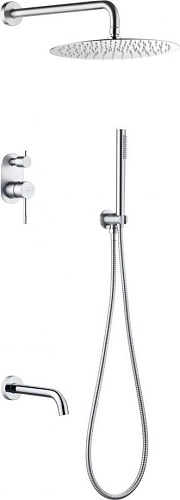 Душевая система Boheme Uno 464-2-CR скрытого монтажа, хром Душевая система Boheme Uno 464-2-CR скрытого монтажа, хром