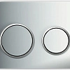 Клавиша смыва Geberit 115.085.KH.1 Omega 20 пластик, цвет хром глянец/хром матовый Клавиша смыва Geberit 115.085.KH.1 Omega 20 пластик, цвет хром глянец/хром матовый