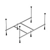 Каркас для ванны AM.PM X-Joy W00A-165-070W-R универсальный 165х70 см