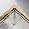 Душевой уголок BelBagno LUCE-A-2-100-C-ORO 100x100 см, профиль золото, стекло прозрачное Душевой уголок BelBagno LUCE-A-2-100-C-ORO 100x100 см, профиль золото, стекло прозрачное