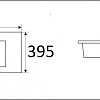 Раковина CeramaLux 9393-80 врезная, белый Раковина CeramaLux 9393-80 врезная, белый