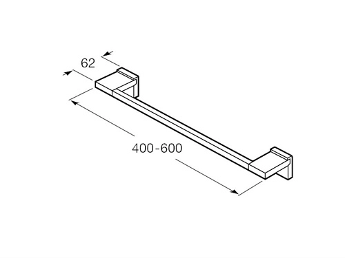 Полотенцедержатель Roca Rubik 816846024 Полотенцедержатель Roca Rubik 816846024