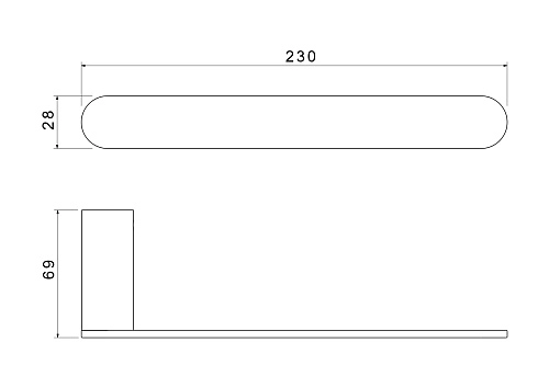 Полотенцедержатель Aquatek ЛИРА AQ4419CR хром Полотенцедержатель Aquatek ЛИРА AQ4419CR хром