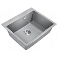 Кухонная мойка Milacio Murcia 60 Cuarzo (MC.77013), серый металлик Кухонная мойка Milacio Murcia 60 Cuarzo (MC.77013), серый металлик