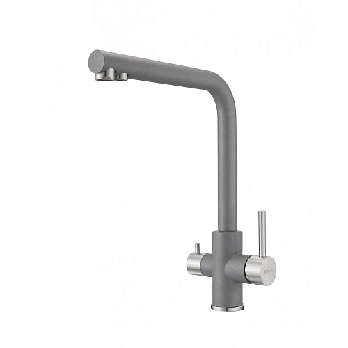 Смеситель для кухни Milacio Ultra ( MCU.553.GR ) серый металлик Смеситель для кухни Milacio Ultra ( MCU.553.GR ) серый металлик