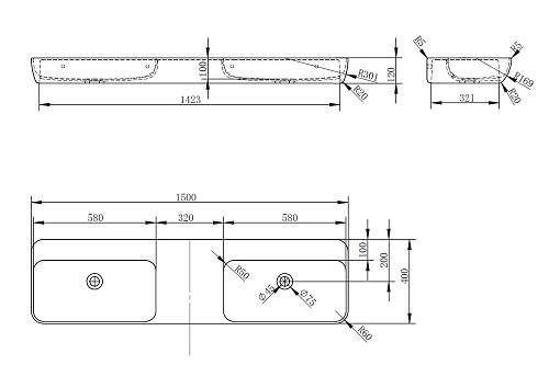 Раковина ABBER Kristall AT2807Rubin подвесная, прозрачная, двойная, красная Раковина ABBER Kristall AT2807Rubin подвесная, прозрачная, двойная, красная